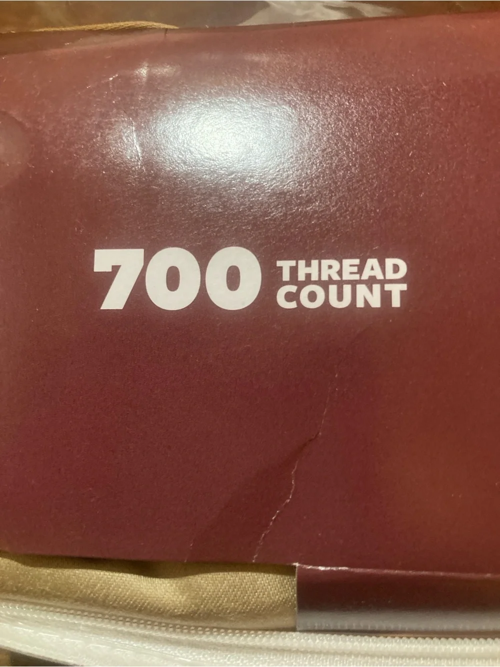 Neutral toned Better Homes and Gardens  King sheet Set 700 TC